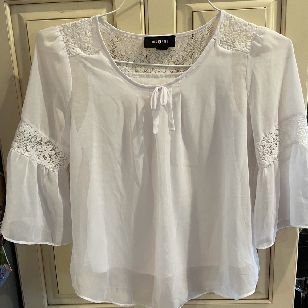 White blouse shirt
